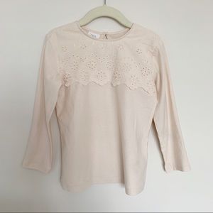ZARA Blush Long Sleeve T-Shirt